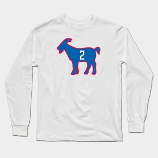 LAC GOAT - 2 - White Long Sleeve T-Shirt